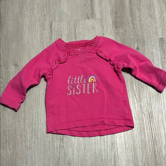 Little Sister Pink Kids Shirt - Picture 1 of 1